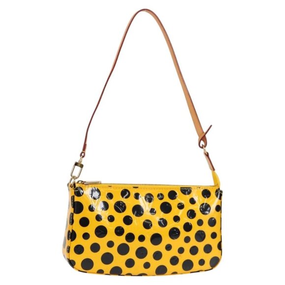 LOUIS VUITTON Vernis Yayoi Kusama Pochette Accessoires Jaune - Picture 2 of 15